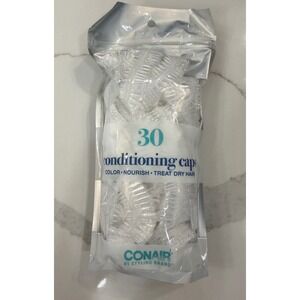 Conair 30 Conditioning Caps Clear Hair Treatment Processing 55761T18 New